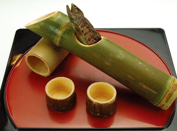 写真：あまごの骨酒